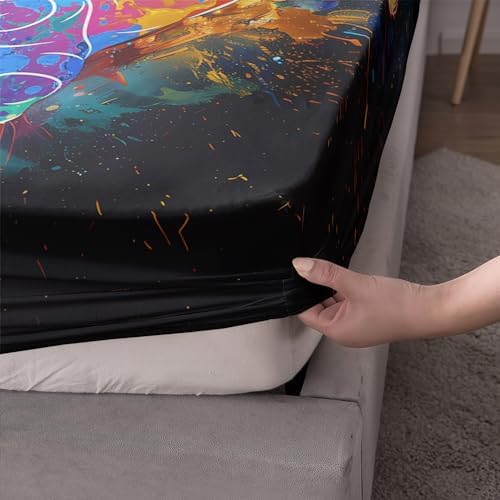 AILONEN Boys Soccer Fitted Sheet Set Twin Size