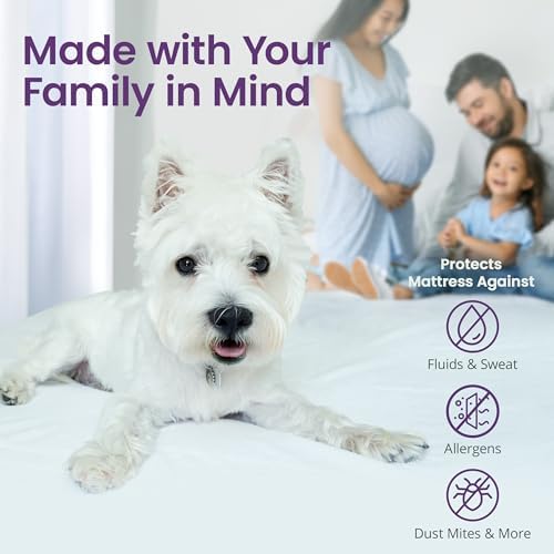 SafeRest CloudGuard Hybrid Mattress Protector - Waterproof Pillow Top
