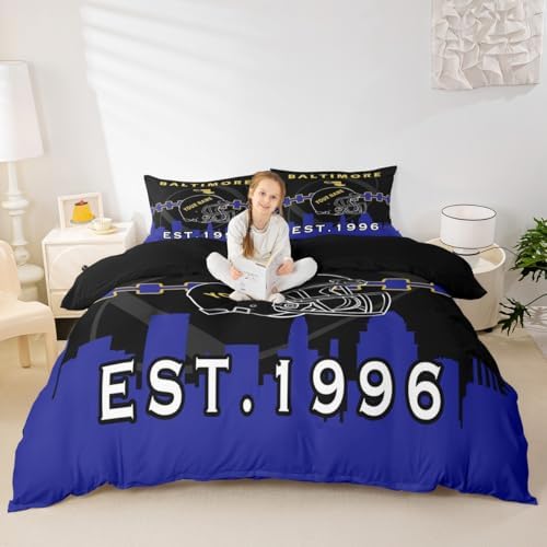 Erosebridal Football Duvet Cover Set for Boys with 2 Pillowcases