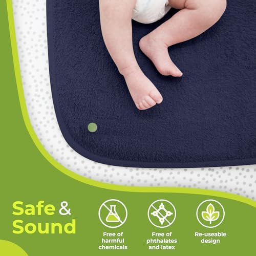 PeapodMats Waterproof Bed Mat - Reusable Breathable and Safe for Kids Adults