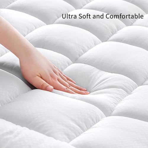 GERHOME King Size Quilted Fitted Mattress Pad Cover