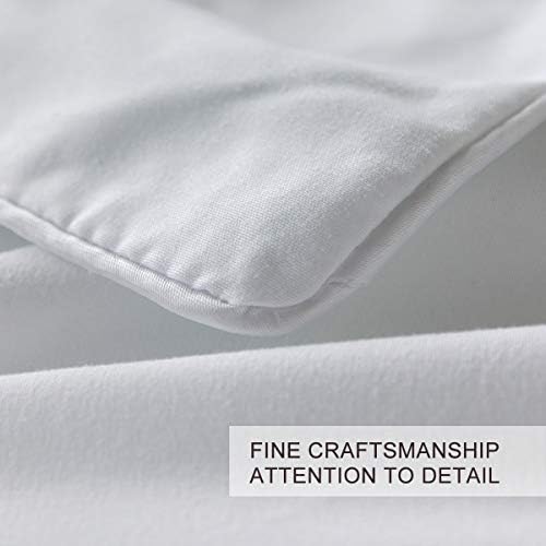 BlessLiving King Size Duvet Cover Set with Blocks Pattern