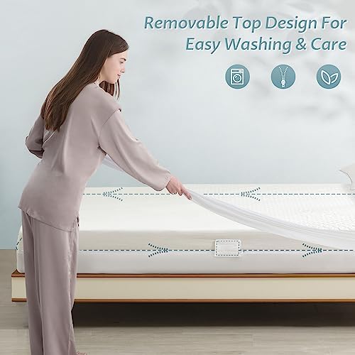 Reaks Queen Mattress Protector with Zipper 100 Waterproof