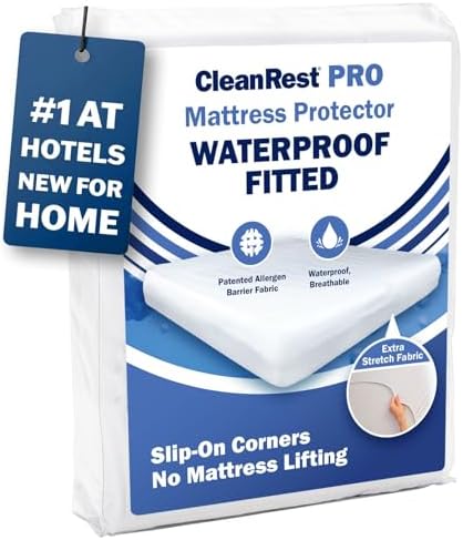 CleanRest Waterproof Mattress Protector for Full Size 12-21