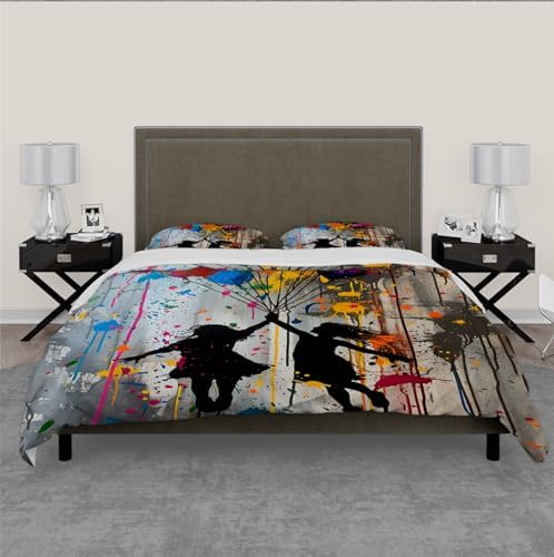 HOBBOY Kids Duvet Cover Set with Zipper and Pillowcases