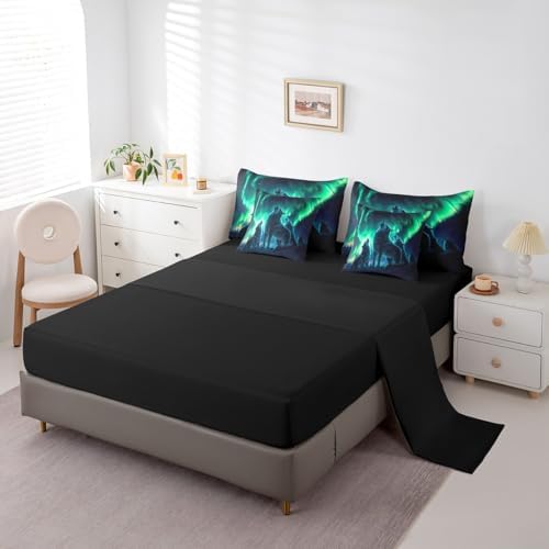 Erosebridal Wolf Bedding Queen 7pcs Set 1