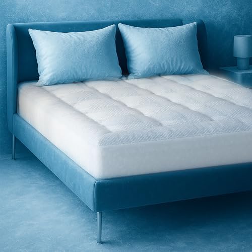 Niagara Cooling Mattress Topper - Ultra Soft Deep Pocket 54x75 Inches