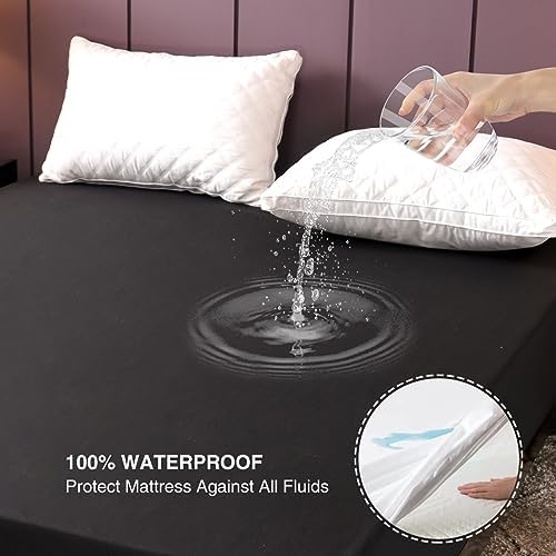 NTBED Waterproof Mattress Protector King Size Deep Pocket