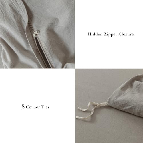 ELIMMO Cooling King Duvet Cover Set 3 pcs