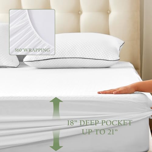 Luxe Linen 100 Waterproof Mattress Protector