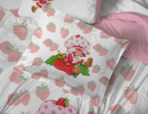 Jay Franco Strawberry Shortcake Queen Comforter Set 7 Piece
