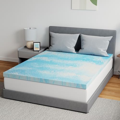 Novilla Memory Foam Mattress Topper King 2 Inch 1