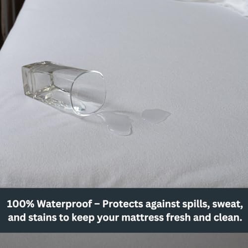 Home Signature Zippered Waterproof Mattress Protector Queen Size