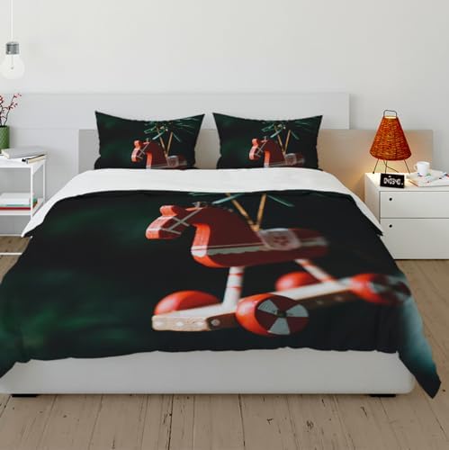 RIVINE King Size Duvet Cover Set 3 Pieces 1
