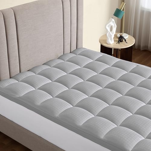 CirclesHome Full Size Mattress Topper - Plush Thick Fitted