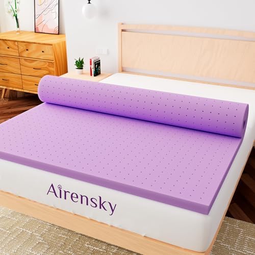 Airensky 2 Inch Cooling Gel Mattress Topper Twin Size
