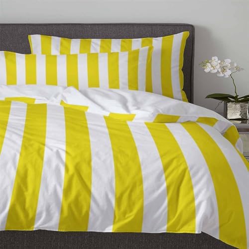 3-Piece Farmhouse Duvet Cover Set with Zipper Corner Ties