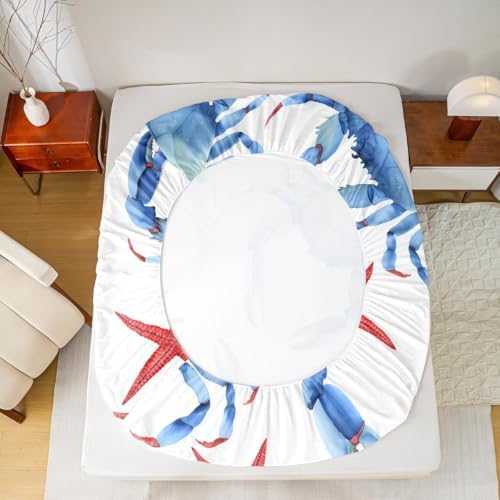 Feelyou Ocean Themed Twin Bed Sheet Set 1