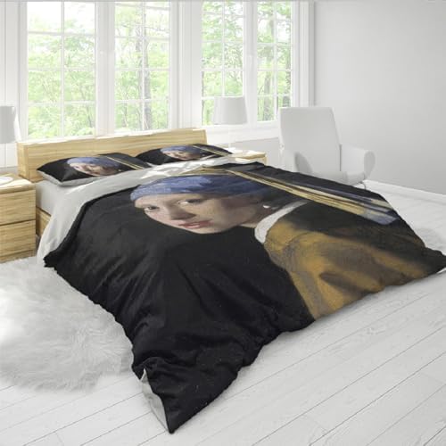 HOBBOY Black Duvet Cover Set 3 Piece Twin XL with Zipper
