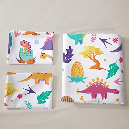 Dinosaur Bed Set for Kids Full Size 3 Piece