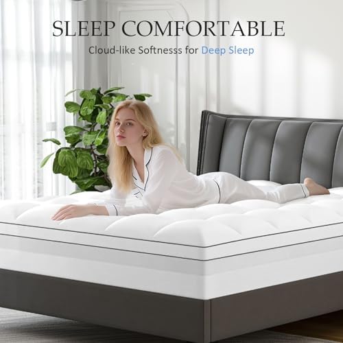 4 Inch Twin Mattress Toppers Dual Layer Cooling and Support