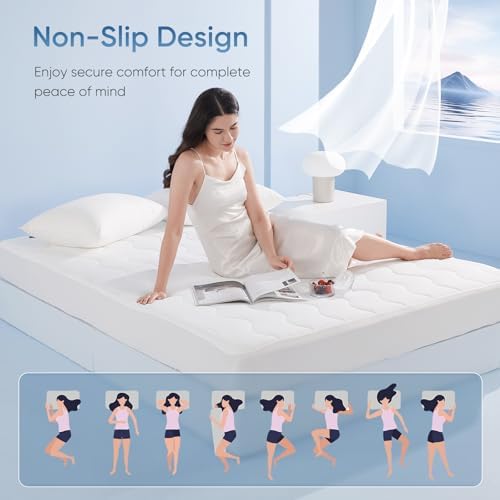 Elegear Queen Cooling Mattress Pad for Hot Sleepers 1