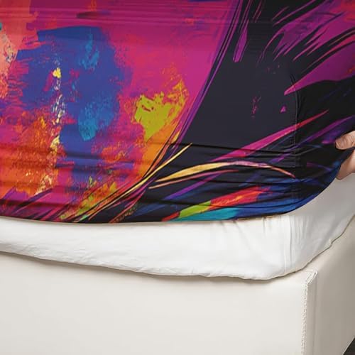 Hip Hop Girl Duvet Cover Set Twin XL with Zipper Closure