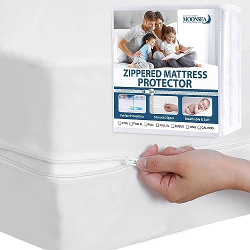 Moonsea Zippered Waterproof Mattress Encasement Full Size 1
