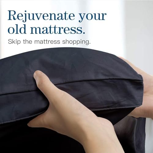 COONP King Mattress Topper with Cooling Plush and Deep Pocket