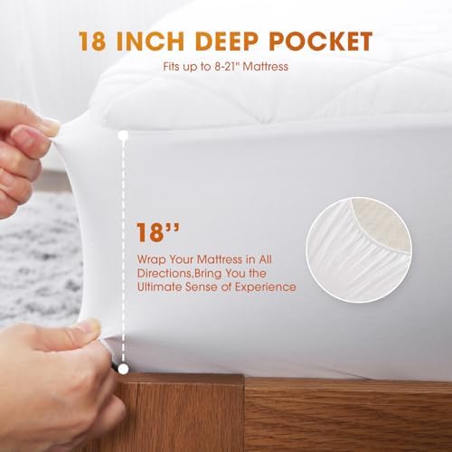 Valthie Heated Mattress Pad Twin XL 39x80 White