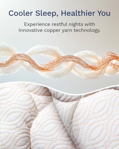 ViscoSoft Copper Pillow Top Twin XL Mattress Pad