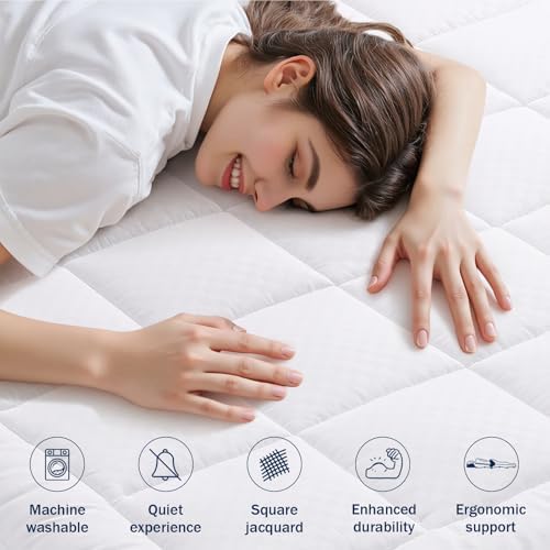 OLANLY Full Mattress Pad - Cooling Soft Breathable