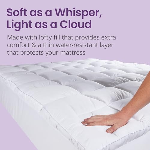 SafeRest CloudGuard Hybrid Mattress Protector - Waterproof Pillow Top