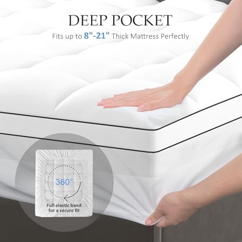 4 Inch Twin Mattress Toppers Dual Layer Cooling and Support