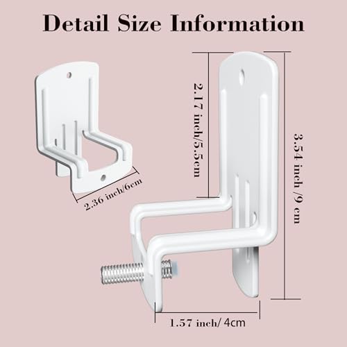 BetLife Unique 6 Pcs Metal Anti-Slip Mattress Gaskets - White 1