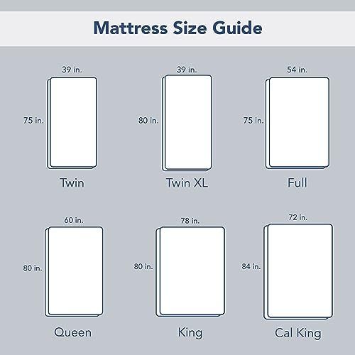 Serta Down Illusion 2 Inch Mattress Topper Full White