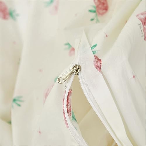 DREAMINGO Strawberry Duvet Cover Twin XL 3 Piece Set