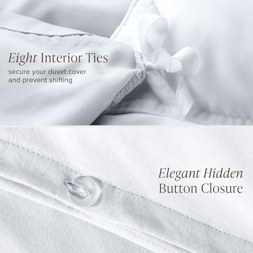 Bare Home Organic Cotton Jersey Duvet Cover Set - TwinTwin XL - 2pcs