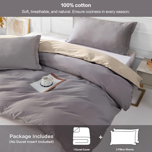 SAPHREAS Purple Duvet Cover Queen Set 3 Pieces