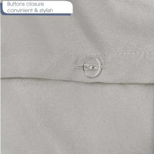 SereneSleep Linen Duvet Cover Set - Twin Size 2Pcs
