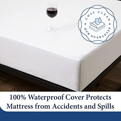 Cosy House Collection Luxury Mattress Protector King White