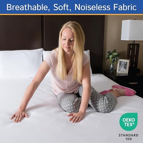 RV Short Queen Mattress Protector Waterproof Zippered Encasement