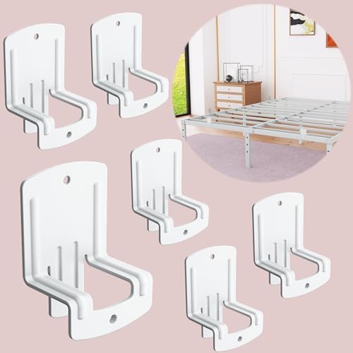 BetLife Unique 6 Pcs Metal Anti-Slip Mattress Gaskets - White 1