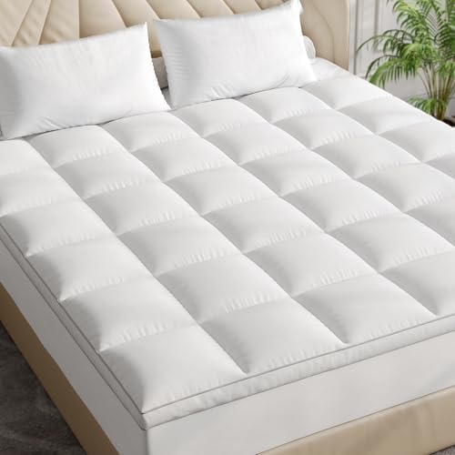 ONBRILL Mattress Topper Queen 80x60x2 with Memory Foam