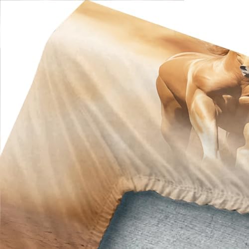 Western Desert Horse Bedding Set Twin Size