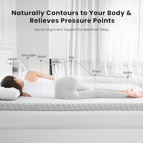 HOMRELEXA Bamboo Mattress Toppers 4 Inch Cooling Gel