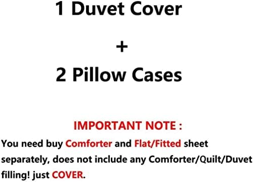 ADTEMP Soccer Duvet Cover Set 3 Piece for Kids Boys Girls