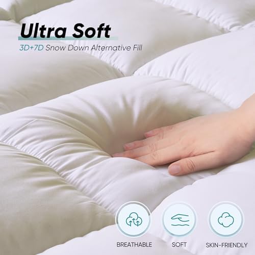 Aivermeil 4 Inch Dual Layer Mattress Topper Twin Size 1