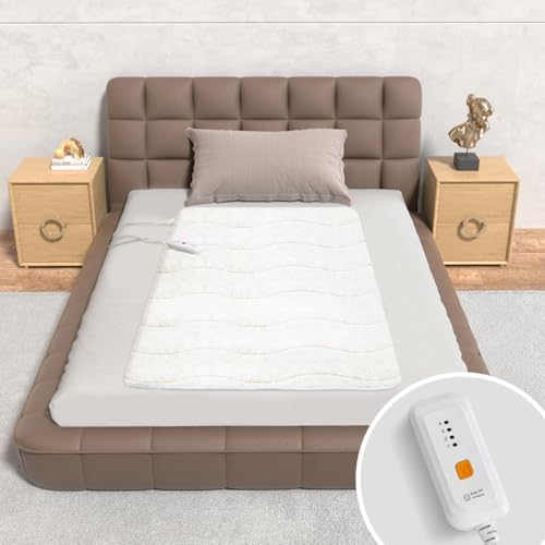 Templewet Heated Mattress Pad Mini Twin - 4 Heat Settings 10 Hour Auto Off