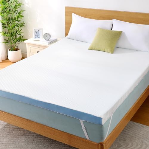Marsail 3 Inch Gel Memory Foam Mattress Topper Twin XL 1